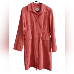 Talbots Single Breasted Trench Coat